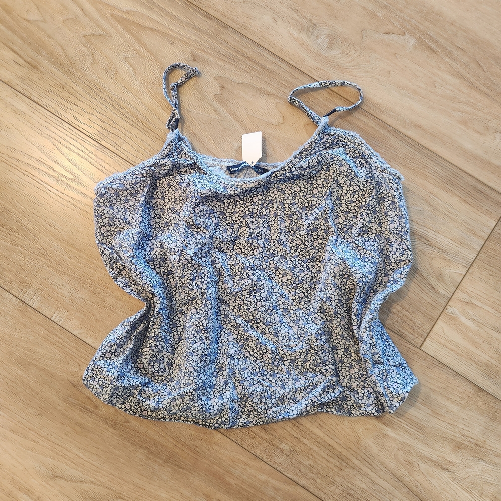 Abercrombie & Fitch Navy Floral Camisole